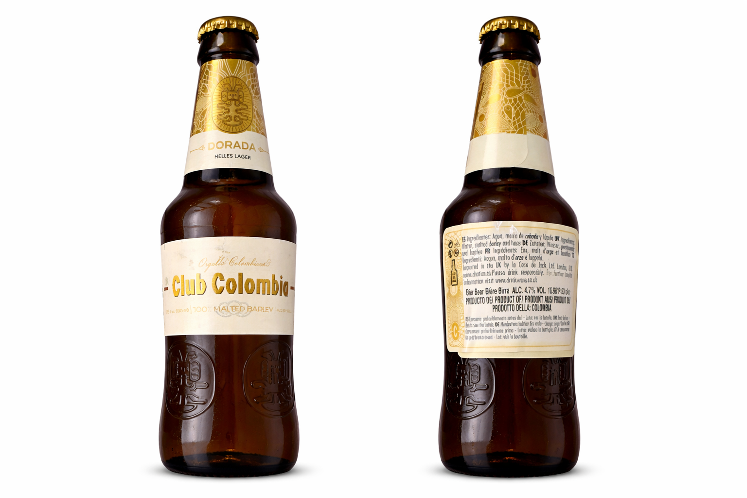 Club Colombia Dorada – Helles Lager Beer | 330ml Bottle