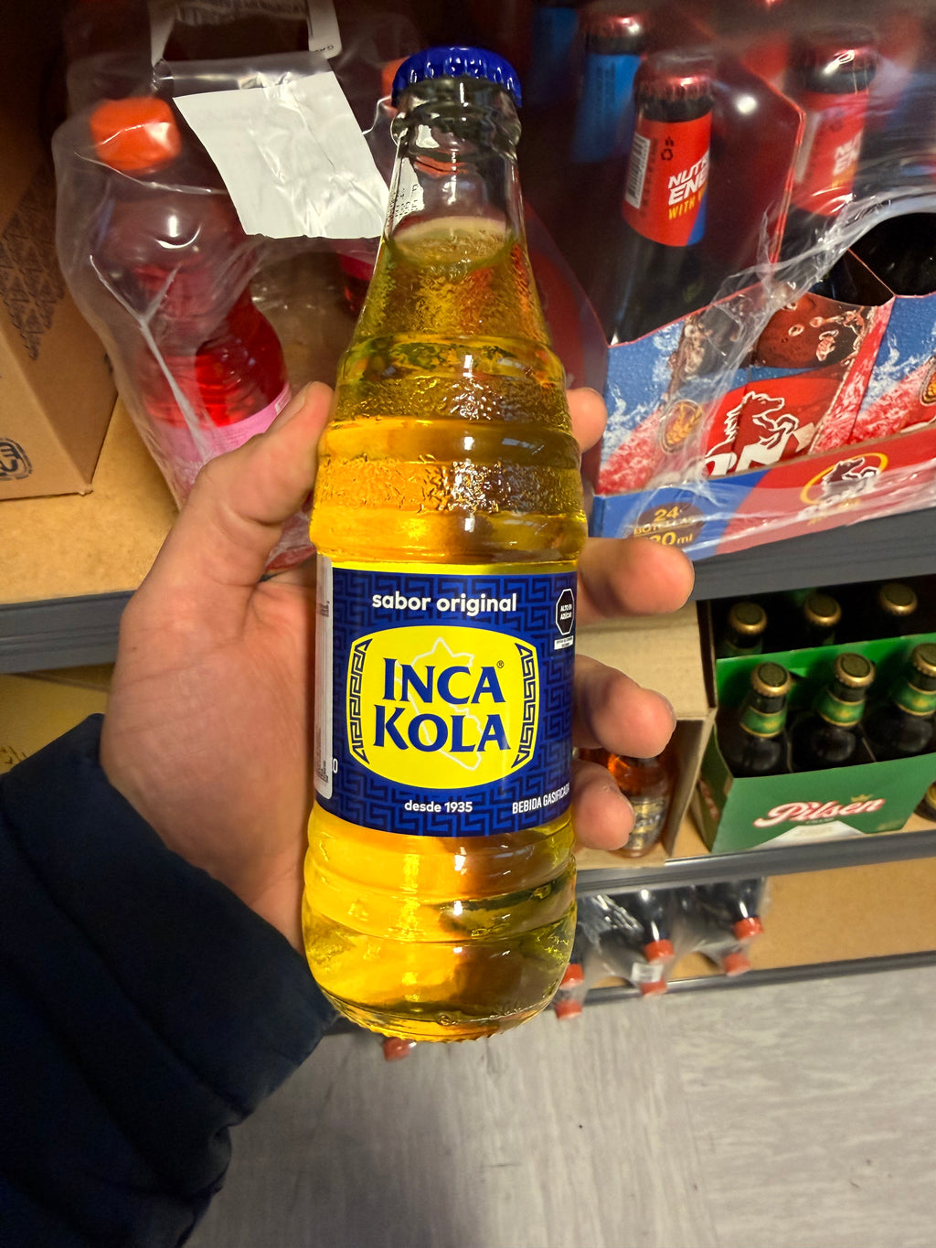 Inca Kola 300ml Glass Bottle / Inca Kola Botella de Vidrio 300 ml